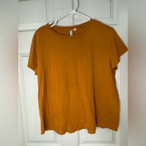 Casual Mustard Yellow Women's Top H&M size XL